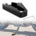 Motorcycle Side Stand Enlarger Fit For Sv650 Sv650a 2017-2023 Sv650xa 2019 2020 2021 2022 2023 Kickstand Shoes Extension Plate 