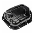 Engine Oil Pan For Hyundai Sonata 1999 2005 Steel Wet Sump Black 2 75 In Max Depth Replacement 2151037101 2151037102 