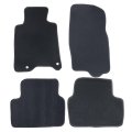 Velour Floor Mats For Infiniti G37 2010 2013 Black Custom Fit Carpet Liners Anti Slip All Season Full Set Front And Rear Bottom 