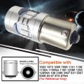 Ruiandsion 2pcs 1156 Ba15s Led Bulb Red Super Bright 5-24v 5730 12smd Replacement For Rv Tail Brake Lights Non-polarity