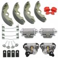 M Mati Front Brake Wheel Cylinders Shoes Adjusters Kit For Honda Fourtrax 300 2x4 Trx300 1988 1989 1990 1991 1992 45350-hc4-006