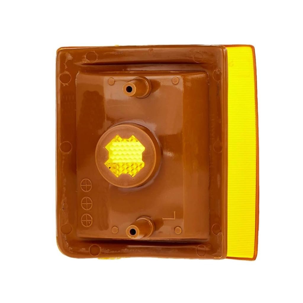 Side Marker Light For Gmc C2500 K2500 1994 To 2000 Front Driver Lower Amber Lens Plastic Replacement