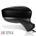 Ma1321219 Factory Style Passenger Right Side Mirror Manual Folding Power Adjust Heated Glass Turn Signal Blind Spot Detection