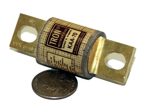 Bussmann Kaa-70 Rectifier Fuse 2-5 8 Long 70 Amp 130 Volts Or Less