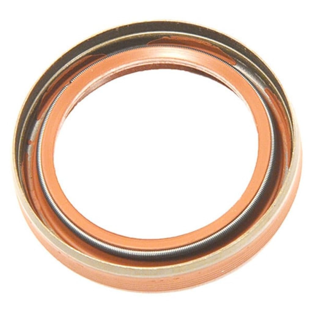 Front Crankshaft Engine Oil Seal For Chevy Sonic 2012 2018 Steel Fluoro Elastomer Round Rim Spring Loaded Multi Lip Black Brown