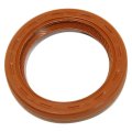 Front Crankshaft Engine Oil Seal For Chevy Sonic 2012 2018 Steel Fluoro Elastomer Round Rim Spring Loaded Multi Lip Black Brown