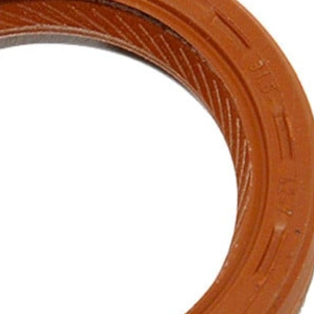 Front Crankshaft Engine Oil Seal For Chevy Sonic 2012 2018 Steel Fluoro Elastomer Round Rim Spring Loaded Multi Lip Black Brown