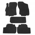 Custom Fit Floor Mats For 2008-2017 Mitsubishi Lancer Latex Rubber All Seasons Weather Interior Heavy Duty Carpets Black Full 