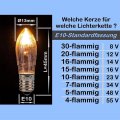 Pokeat 10pcs E10 3w Warm Light Glass Bulbs Tapered Candles Led Fors Candle Arch Replacement Screw Light Arches Festive Indoor