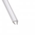 Uxcell Trim Seal Pvc U-seal Channel Edge Protector Sheet Fits 1-1 5mm 1meter 3 28ft Length 0 2 Height Transparent
