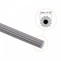 Screen Spline 12m 39 37ft Length Pvc Sealing Strip Window Retainer 3mm Od Gray