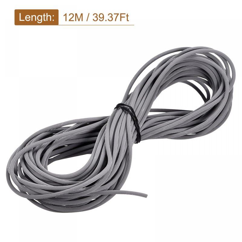 Screen Spline 12m 39 37ft Length Pvc Sealing Strip Window Retainer 3mm Od Gray