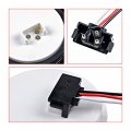 4x Double Face Red-amber 48-led Pedestal Light And Red 12-led Brake Taillight White Reverse Backup Lamp Compatible With Semi