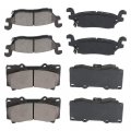 Ceramic Brakes Pads Ocpty Quick Stop Front Rear Brake Pad Fit For 2006-2010 Hummer H3 2009-2010 H3t