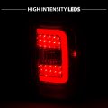 Amerilite For 2001-2011 Ford Ranger C-type Led Tube Ruby Red Replacement Brake Tail Lights Passenger And Driver Side