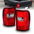 Amerilite For 2001-2011 Ford Ranger C-type Led Tube Ruby Red Replacement Brake Tail Lights Passenger And Driver Side