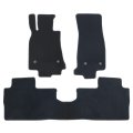 Black Velour Front And Rear Floor Mats Carpet For Cadillac Ct5 2020 2021 2022 2023 2024 2025 2026 3 Piece Set 
