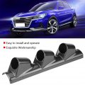 Acouto Gauge Pillar Pod Car Universal Carbon Fiber 52mm 2 Triple A Cluster