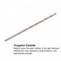 Uxcell Twist Drill Bit 2 9mm Jobber Nanoscale Titanium Coated K35 Tungsten Carbide Straight Shank 100mm Length For Drilling