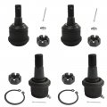 4pcs Front Upper And Lower Ball Joint Kit For 4wd 2003 To 2013 Dodge Ram 1500 2500 3500 Zk7460 Zk7467 Greaseable Replacement 