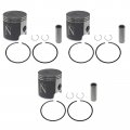 Nw-50001-2 3 020 Over Bore Piston Kits For Polaris 750 Sl And Slt Fits 1993 To 1995 Models 70 25mm 