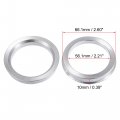 X Autohaux 4pcs Od 66 1mm To Id 56 Aluminum Alloy Car Auto Hub Centric Rings Wheel Bore Center Spacer Replacement