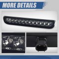 Auto Dynasty Led High Mount Smoked Housing 3rd Third Tail Rear Brake Light Stop Lamp Compatible With Toyota Fj Cruiser 07-14