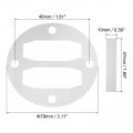 Patikil Head Gasket Kit Reed Valve Replacement 2 Sets Central Pneumatic Air Compressor Parts