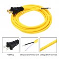 Uxcell 8ft 18 2 Cloth Covered Lamp Cord With Plug 3 Pcs Vintage Electrical Stripped Ends For Extension Wiring Diy Repairing