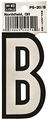 Hy-ko Ps Reflective Self-adhesive Weather Resistant House Letter B 1-3 4 In W 