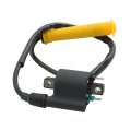 Black Yellow Ignition Coil Spark Plug W Cap Replacement For Rancher 420 2007-2013 30510-hp5-601