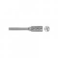 Drill America Dul Series Solid Carbide Bur Double Cut Sb5 Cylindrical End 1 4 Shank 2 Head Diameter Cutting Length Pack Of 
