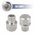 X Autohaux 32 16pt Hollow Wheel Lock Lug Nut Anti Theft Screw Removal Key For Bmw