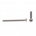 Prime-line Machine Screw Round Head Slotted Phillips Combo 8-32 X 1-3 4 In Grade 18-8 Stainless Steel Pack Of 25