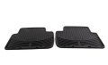 Bmw All Weather Rear Rubber Floor Mats 323 325 328 330 Sedan Wagon 1999-2005 Coupe 2000-2006 Black 