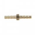 X Autohaux 5pcs 4mm Brass Barb Hose Fitting Straight Union Water Gas Oil Pipe Connector For Automotive