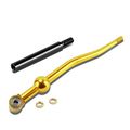 Auto Dynasty For Civic Del Sol Crx Integra Double Bend Short Throw Shifter Gold 3 75 Inches Extension Kit Black 