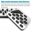 Lexley 2pcs Anti-slip Aluminum Brake Gas Pedal Pads Auto No Drilling Accelerator Covers Only For Jeep 2018 2019 2020 2021 2022