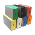 10 Pieces Premium Assorted Grit 30 60 100 200 400 Foam Back Diamond Hand Polishing Pads For Granite Marble Glass Edge Stone 
