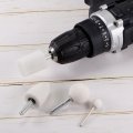 Uxcell Conical Abrasive Mounted Stone Polishing Bits 1 4 Shank 0 98 Diameter White Corundum Grinding Wheel Rotary Tool For