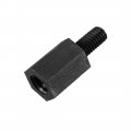 Uxcell M3x8mm 6mm Male-female Hex Nylon Pcb Motherboard Spacer Standoff For Fpv Drone Quadcopter Computer Circuit Board Black