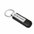 Ipick Image For Honda Accord Silver Metal Plate Black Pu Leather Strap Key Chain Keychain Official Licensed