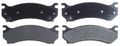 Sgd785m Service Grade Semi-metallic Disc Brake Pad Set For Rear Position Ceramic Material 