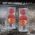 G-plus Tail Lights Brake Lamp W Blubs Compatible With Toyota Hilux Pickup Truck 1989-1995 8156089166 8155089166 To2800105