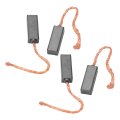 Alternator Brushes 4 Pcs Regulator Set Metal Alternators Brx40710 Generator Electric Motor Brush Replacement For 