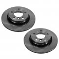 Brake Pads And Rotors Set Rear With Solid Semi-metallic All-weather Fits 2000 Bmw 328ci