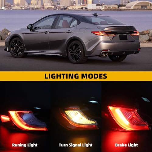 Dasbecan Left Driver Side Led Outer Tail Light Assembly For 2025-2026 Toyota Camry Xle Xse Rear Lamp Replacement Replace