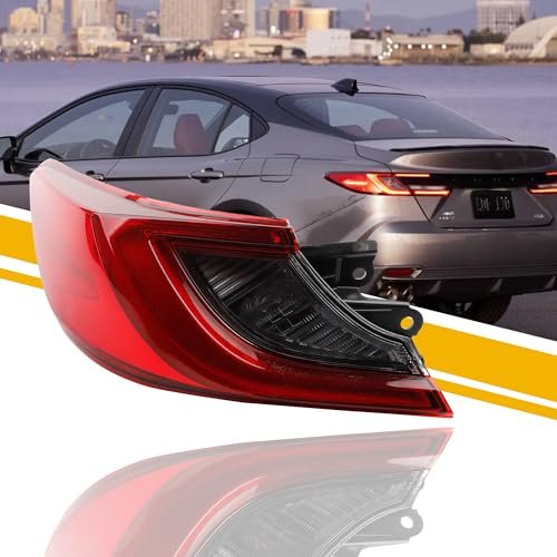 Dasbecan Left Driver Side Led Outer Tail Light Assembly For 2025-2026 Toyota Camry Xle Xse Rear Lamp Replacement Replace