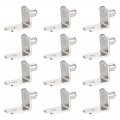Shelf Support Peg 6mm L Shaped Furniture Cabinet Closet Bracket Pegs With Hole For Kitchen Book Shelves Supplies 50pcs 