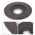 10pcs 4 5 In X 7 8 60 Grit Aluminum Oxide Flap Discs For Angle Grinder Grinding And Sanding Wheels Metal Wood Plastic